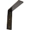 Ekena Millwork Hamilton Steel Bracket, Antiqued Pale Gold 2"W x 8"D x 8"H BKTM02X08X08HAAPG - alternate 1